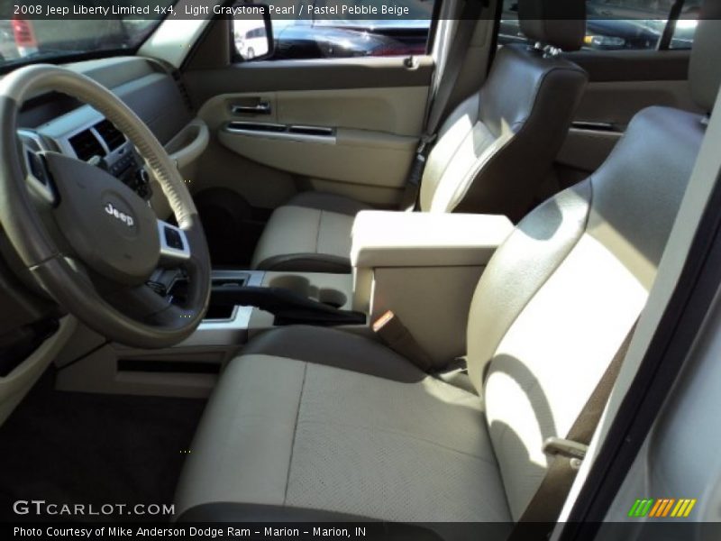 Light Graystone Pearl / Pastel Pebble Beige 2008 Jeep Liberty Limited 4x4