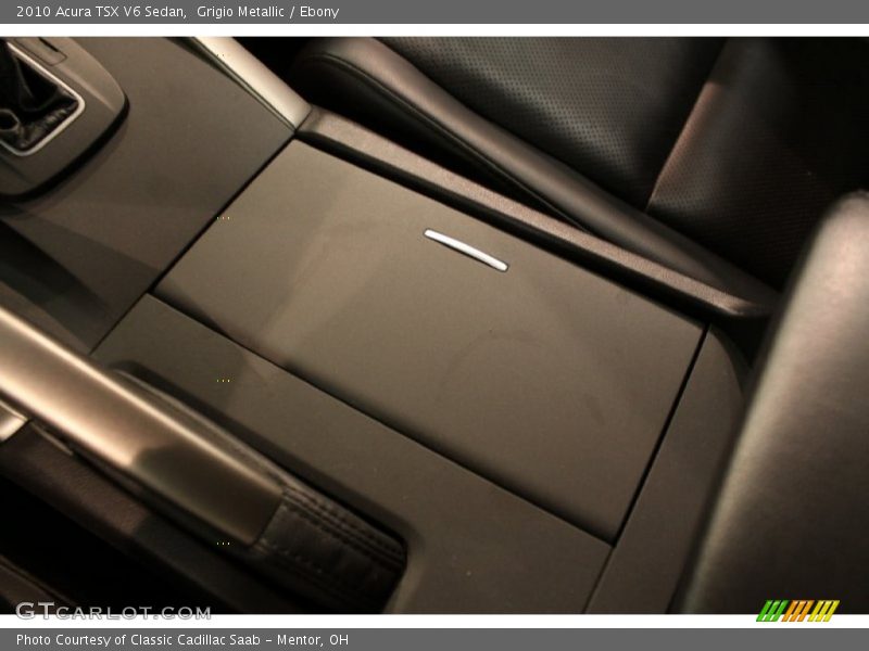 Grigio Metallic / Ebony 2010 Acura TSX V6 Sedan