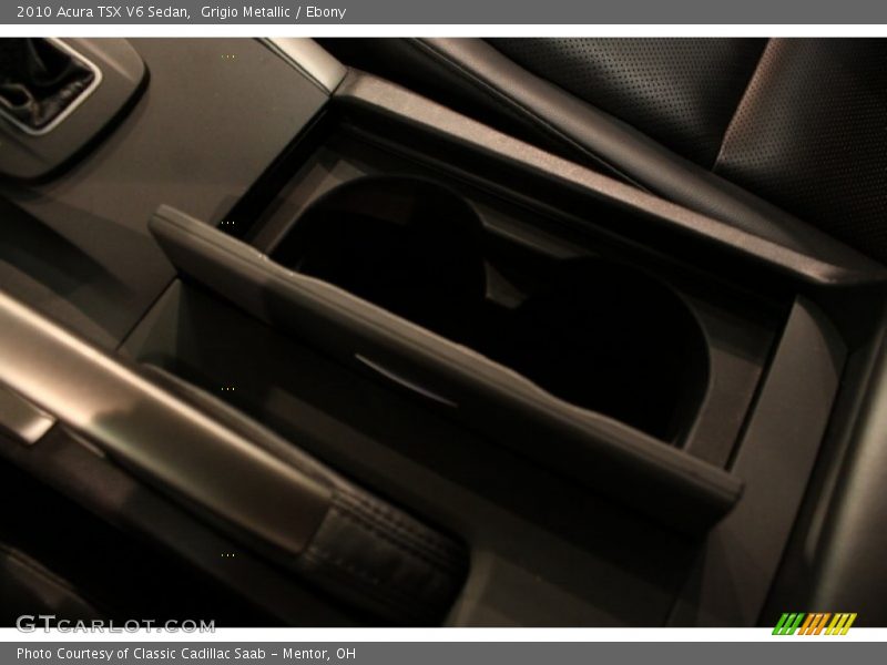 Grigio Metallic / Ebony 2010 Acura TSX V6 Sedan