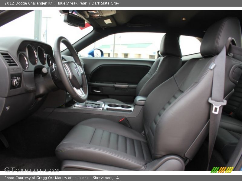 2012 Challenger R/T Dark Slate Gray Interior