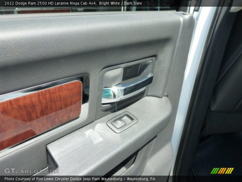 Bright White / Dark Slate 2012 Dodge Ram 2500 HD Laramie Mega Cab 4x4