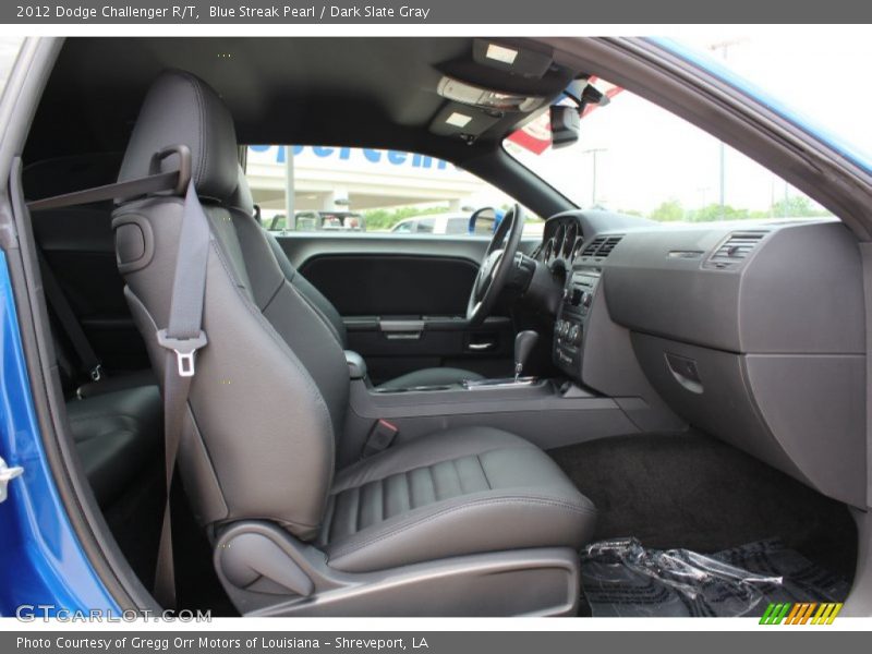 Blue Streak Pearl / Dark Slate Gray 2012 Dodge Challenger R/T