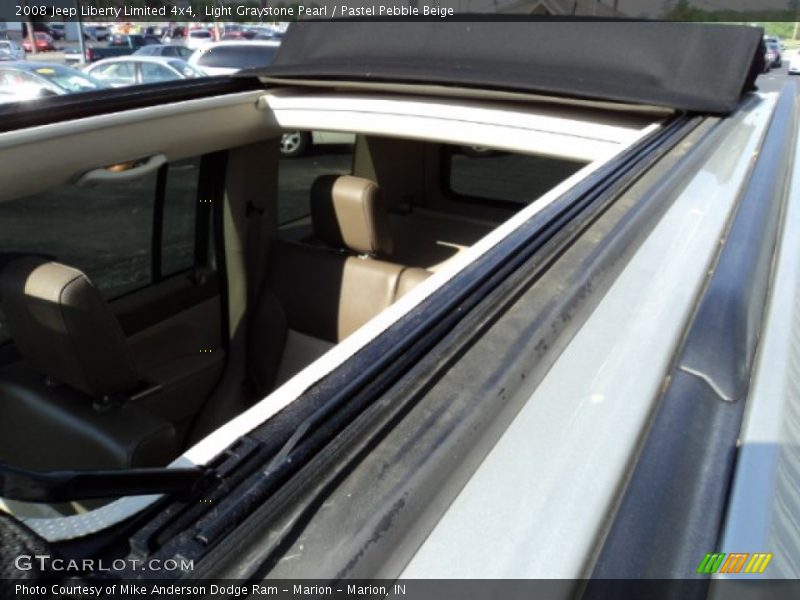 Light Graystone Pearl / Pastel Pebble Beige 2008 Jeep Liberty Limited 4x4