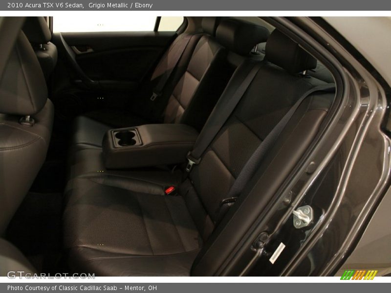 Grigio Metallic / Ebony 2010 Acura TSX V6 Sedan