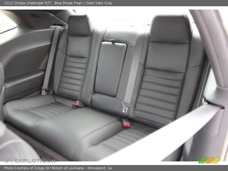 Rear Seat of 2012 Challenger R/T