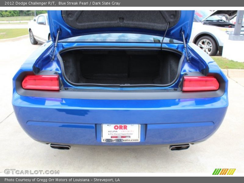 Blue Streak Pearl / Dark Slate Gray 2012 Dodge Challenger R/T