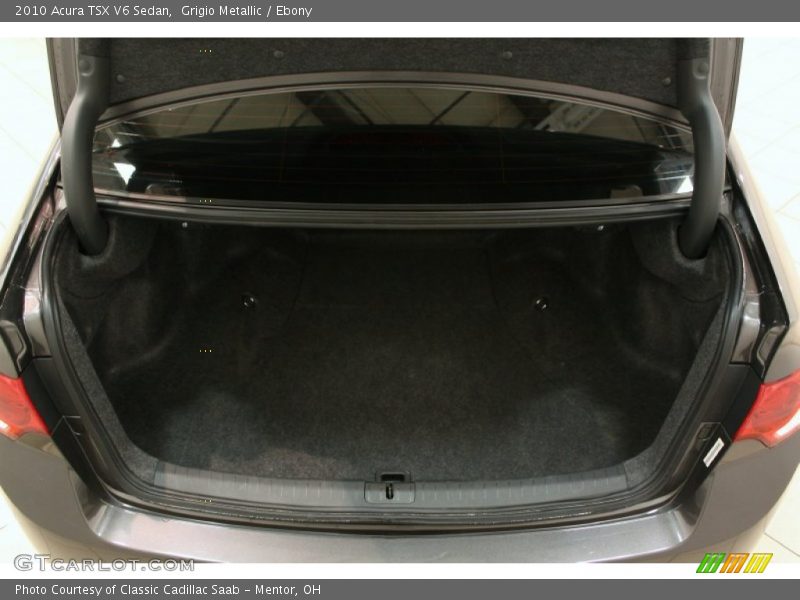 Grigio Metallic / Ebony 2010 Acura TSX V6 Sedan