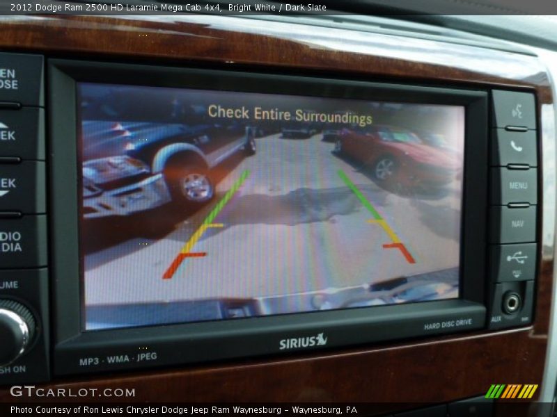 Bright White / Dark Slate 2012 Dodge Ram 2500 HD Laramie Mega Cab 4x4