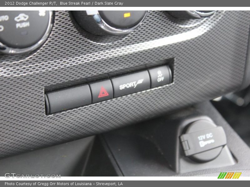 Blue Streak Pearl / Dark Slate Gray 2012 Dodge Challenger R/T