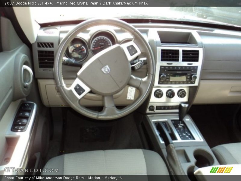 Inferno Red Crystal Pearl / Dark Khaki/Medium Khaki 2007 Dodge Nitro SLT 4x4