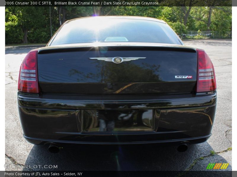 Brilliant Black Crystal Pearl / Dark Slate Gray/Light Graystone 2006 Chrysler 300 C SRT8