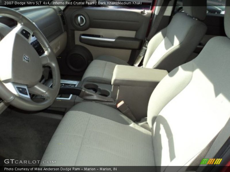 Inferno Red Crystal Pearl / Dark Khaki/Medium Khaki 2007 Dodge Nitro SLT 4x4