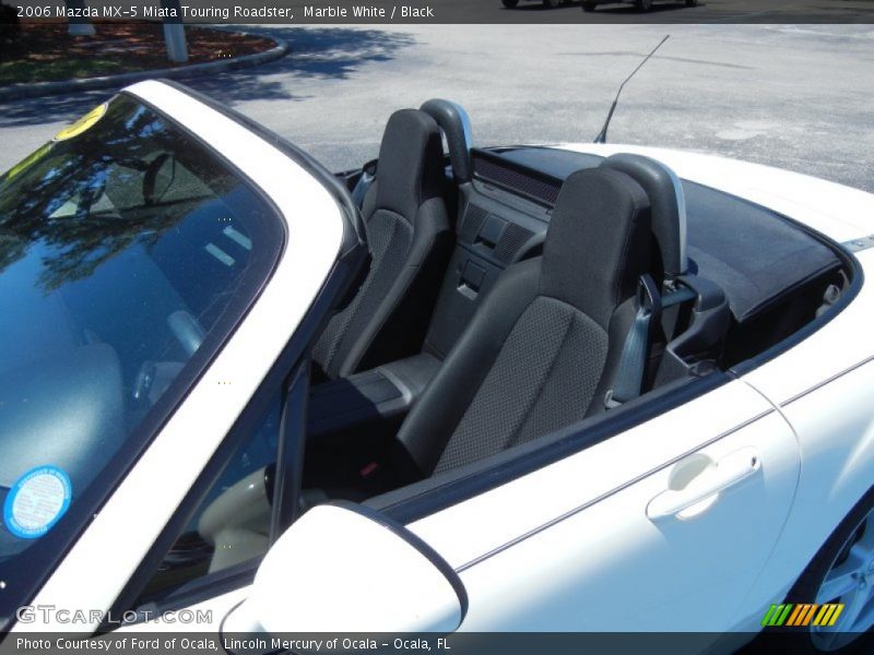 Marble White / Black 2006 Mazda MX-5 Miata Touring Roadster