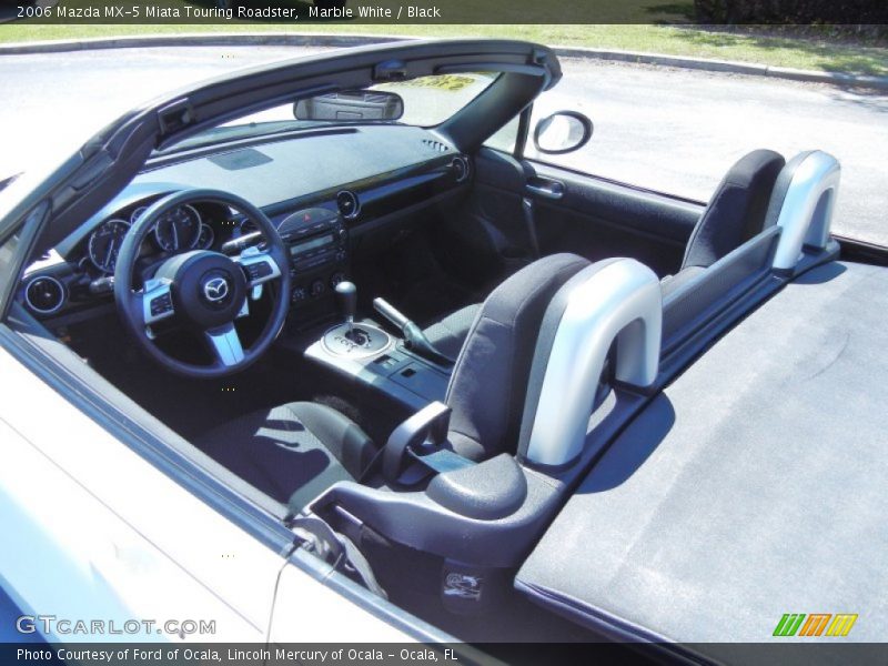 Marble White / Black 2006 Mazda MX-5 Miata Touring Roadster