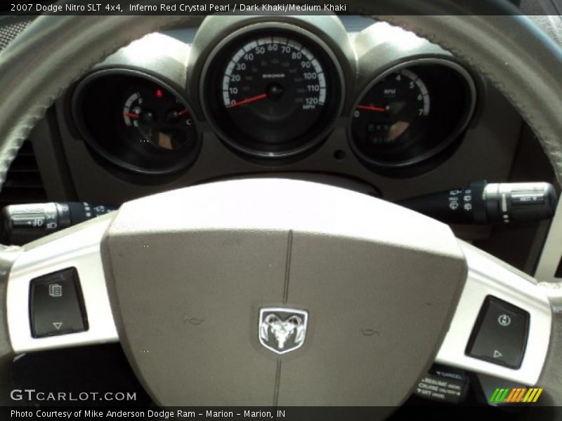 Inferno Red Crystal Pearl / Dark Khaki/Medium Khaki 2007 Dodge Nitro SLT 4x4