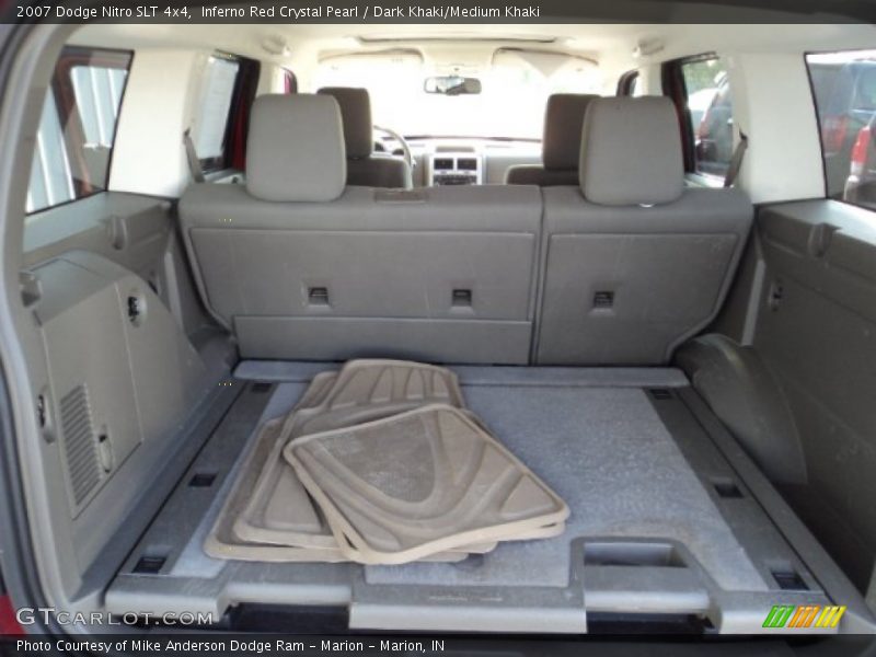 Inferno Red Crystal Pearl / Dark Khaki/Medium Khaki 2007 Dodge Nitro SLT 4x4