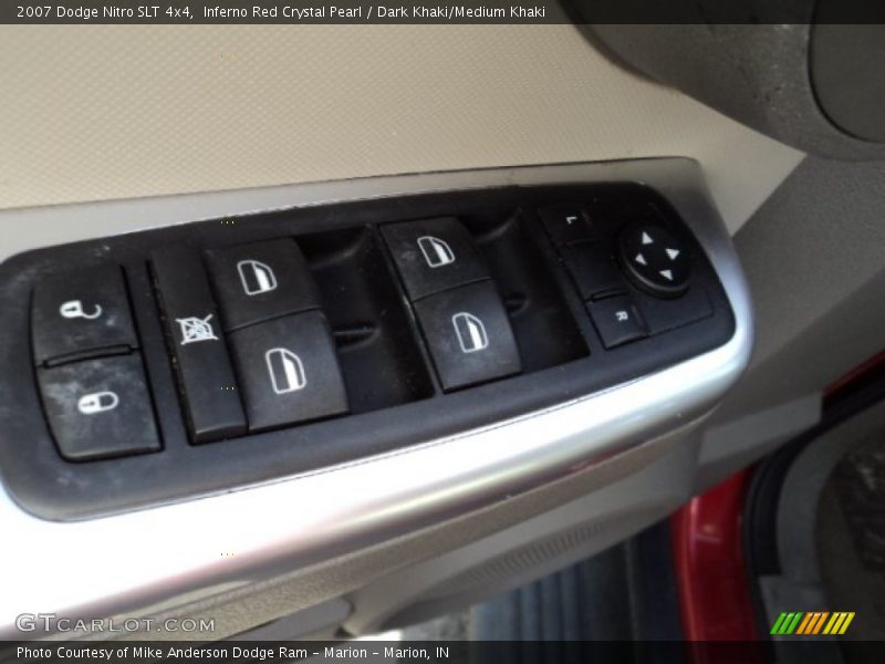Inferno Red Crystal Pearl / Dark Khaki/Medium Khaki 2007 Dodge Nitro SLT 4x4