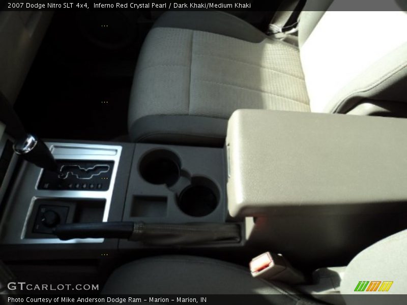 Inferno Red Crystal Pearl / Dark Khaki/Medium Khaki 2007 Dodge Nitro SLT 4x4