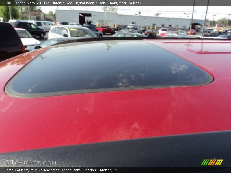 Inferno Red Crystal Pearl / Dark Khaki/Medium Khaki 2007 Dodge Nitro SLT 4x4