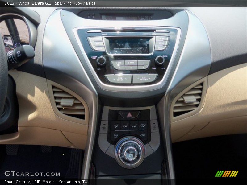 Sparkling Ruby / Beige 2013 Hyundai Elantra GLS