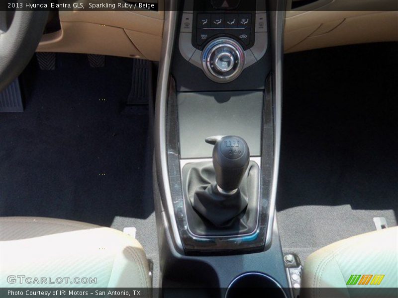Sparkling Ruby / Beige 2013 Hyundai Elantra GLS