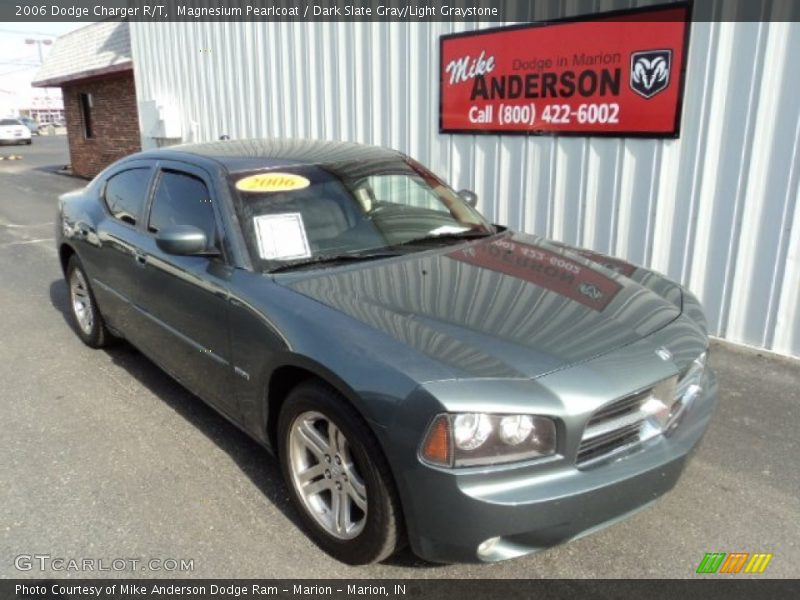 Magnesium Pearlcoat / Dark Slate Gray/Light Graystone 2006 Dodge Charger R/T