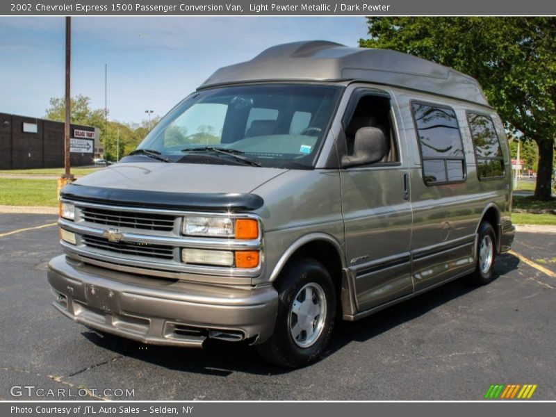 Light Pewter Metallic / Dark Pewter 2002 Chevrolet Express 1500 Passenger Conversion Van