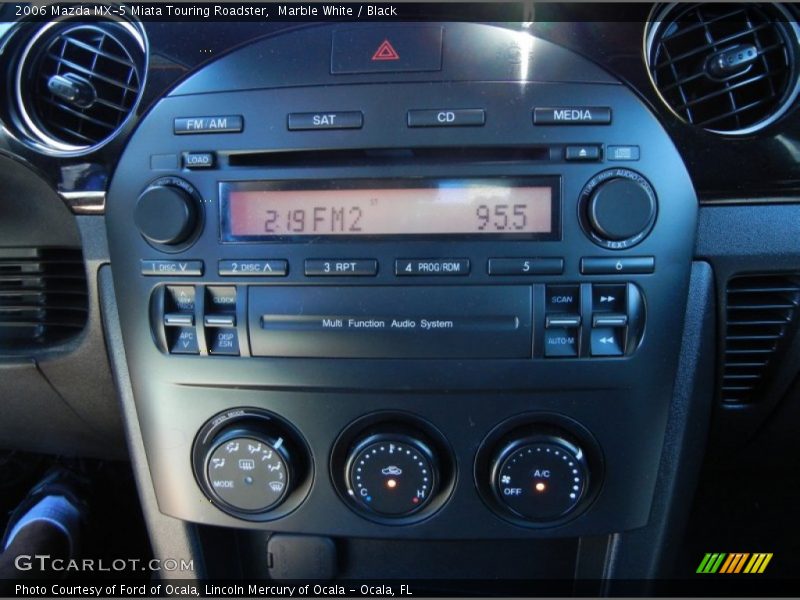Marble White / Black 2006 Mazda MX-5 Miata Touring Roadster