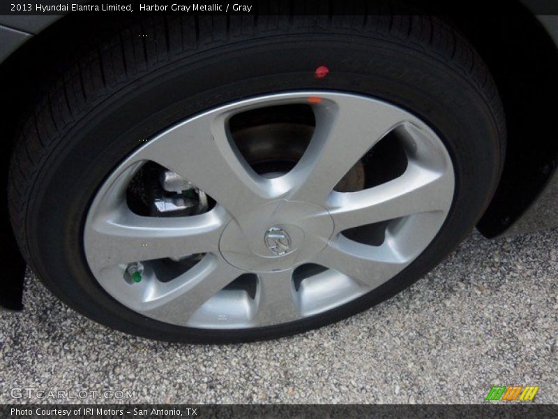 Harbor Gray Metallic / Gray 2013 Hyundai Elantra Limited