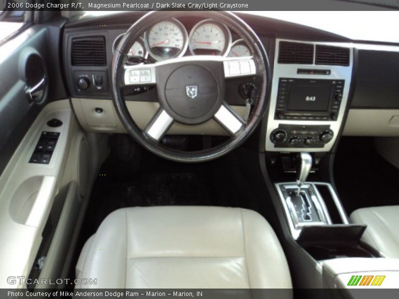 Magnesium Pearlcoat / Dark Slate Gray/Light Graystone 2006 Dodge Charger R/T