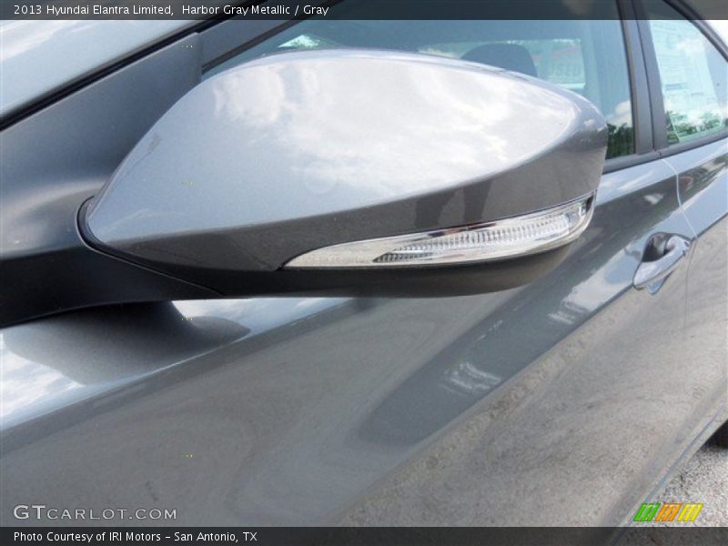 Harbor Gray Metallic / Gray 2013 Hyundai Elantra Limited