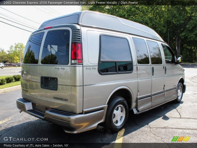 Light Pewter Metallic / Dark Pewter 2002 Chevrolet Express 1500 Passenger Conversion Van