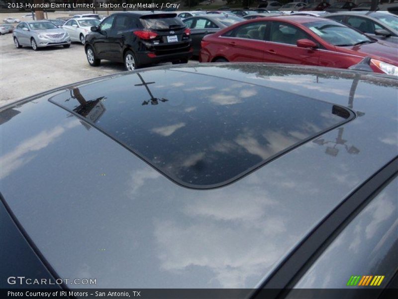 Harbor Gray Metallic / Gray 2013 Hyundai Elantra Limited