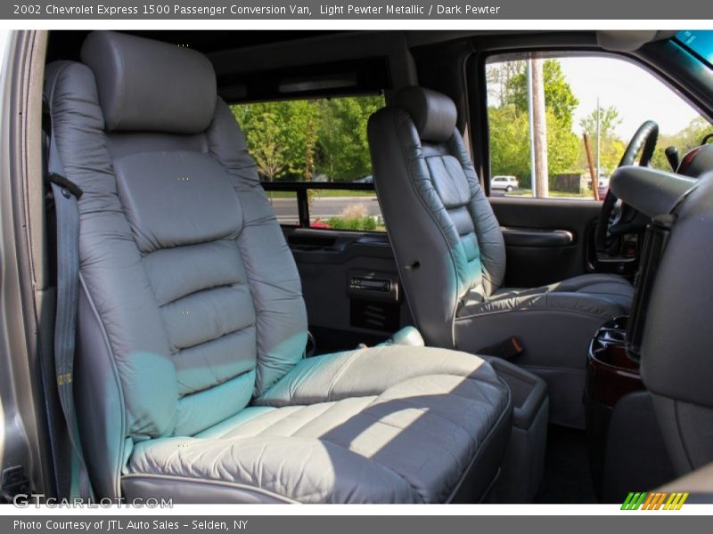 Light Pewter Metallic / Dark Pewter 2002 Chevrolet Express 1500 Passenger Conversion Van