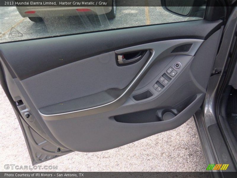 Harbor Gray Metallic / Gray 2013 Hyundai Elantra Limited