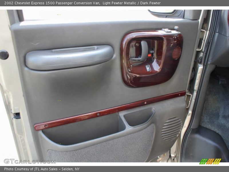 Light Pewter Metallic / Dark Pewter 2002 Chevrolet Express 1500 Passenger Conversion Van