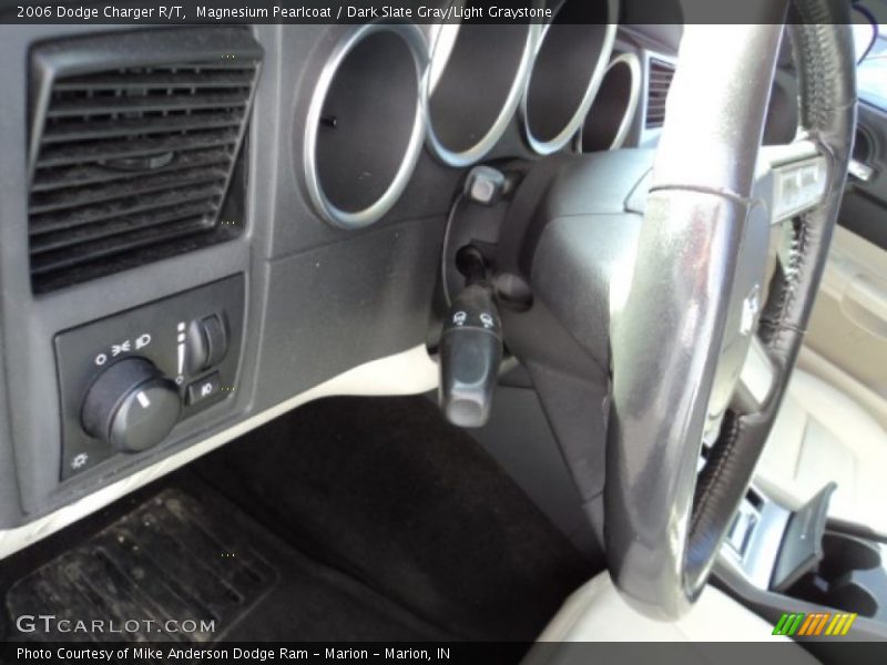Magnesium Pearlcoat / Dark Slate Gray/Light Graystone 2006 Dodge Charger R/T