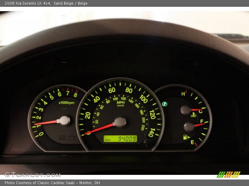 Sand Beige / Beige 2008 Kia Sorento LX 4x4