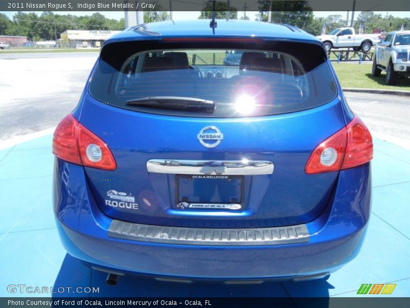 Indigo Blue Metallic / Gray 2011 Nissan Rogue S