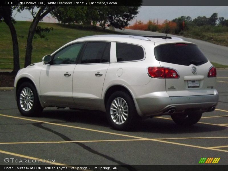 White Diamond Tricoat / Cashmere/Cocoa 2010 Buick Enclave CXL