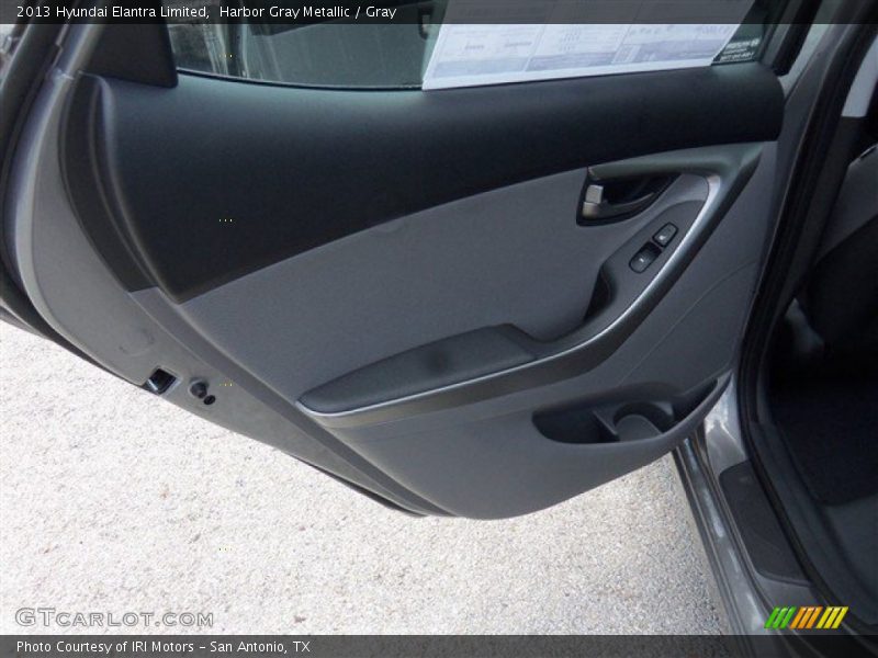 Harbor Gray Metallic / Gray 2013 Hyundai Elantra Limited