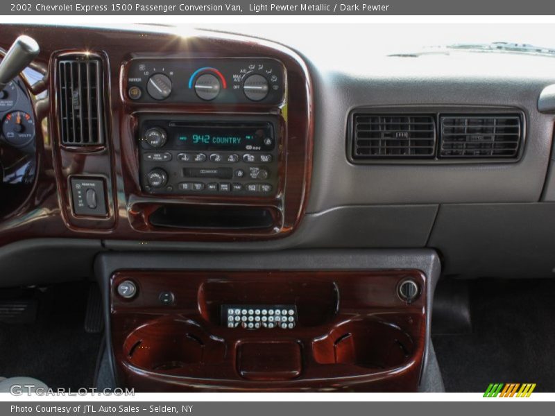 Light Pewter Metallic / Dark Pewter 2002 Chevrolet Express 1500 Passenger Conversion Van