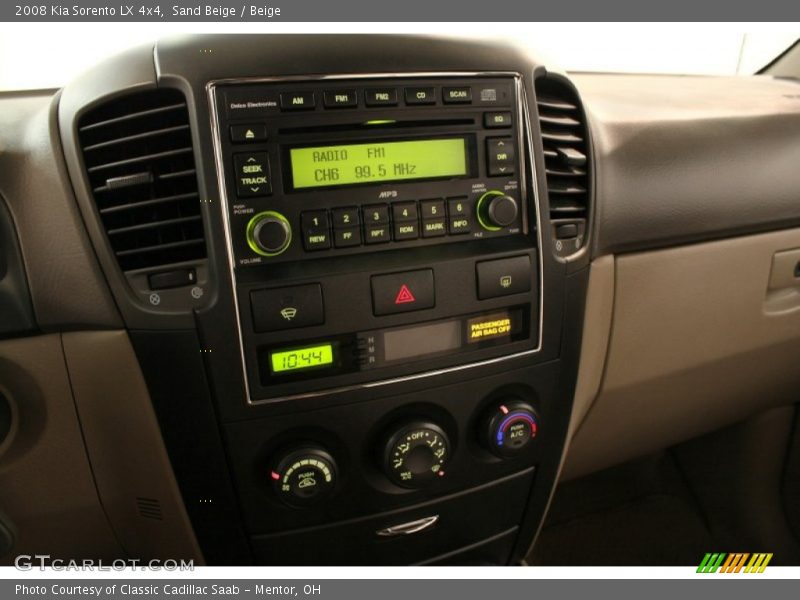 Sand Beige / Beige 2008 Kia Sorento LX 4x4