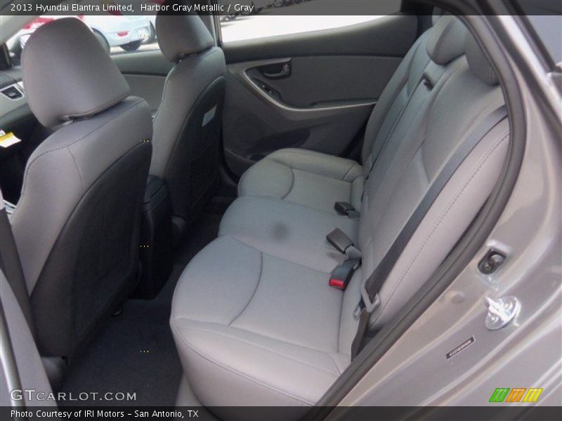 Harbor Gray Metallic / Gray 2013 Hyundai Elantra Limited