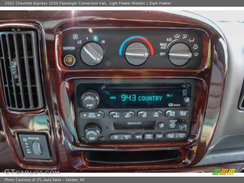 Light Pewter Metallic / Dark Pewter 2002 Chevrolet Express 1500 Passenger Conversion Van
