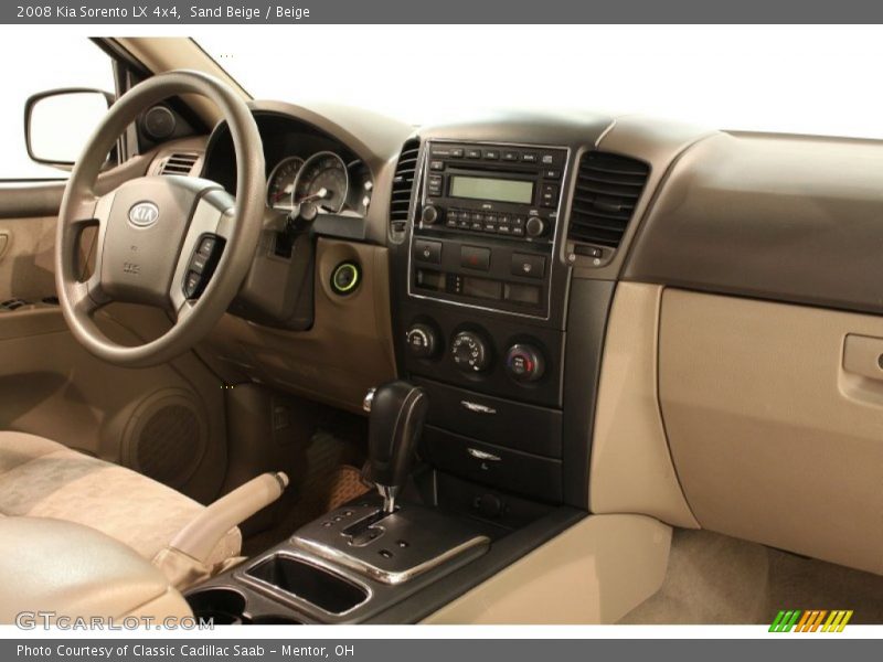 Sand Beige / Beige 2008 Kia Sorento LX 4x4