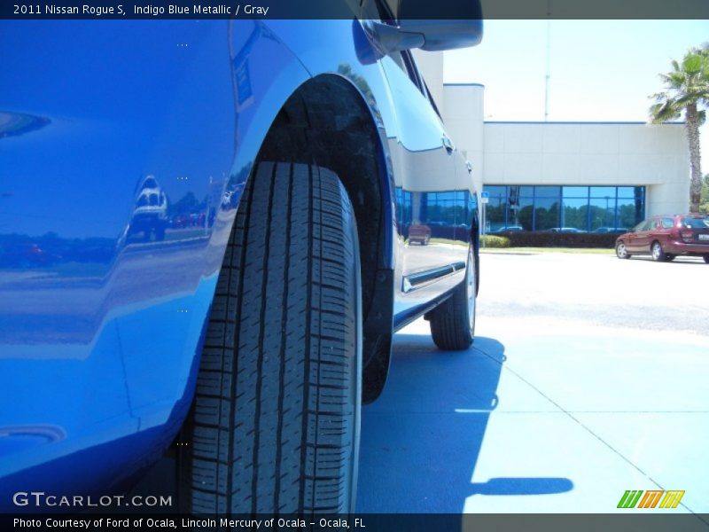 Indigo Blue Metallic / Gray 2011 Nissan Rogue S