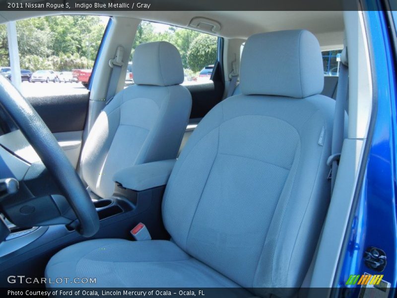 Indigo Blue Metallic / Gray 2011 Nissan Rogue S