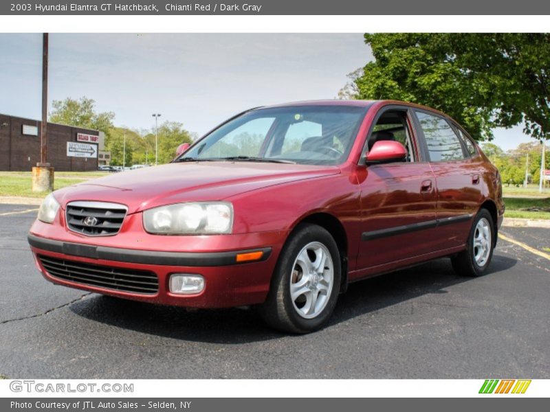 Front 3/4 View of 2003 Elantra GT Hatchback