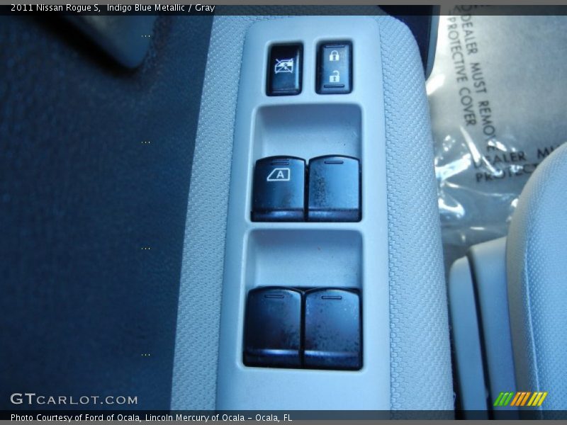 Indigo Blue Metallic / Gray 2011 Nissan Rogue S